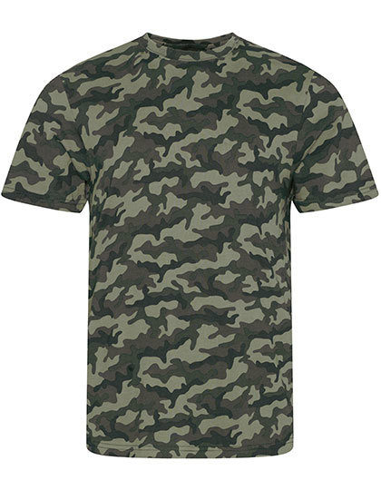 JT034 Just Ts & Polos T-Shirt im Camoflage-Stil